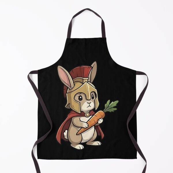 Item preview, Cute Spartan Bunny Rabbit Warrior with Carrot designed and sold by k3rstman1.
