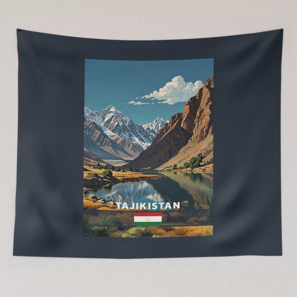 Item preview, Tajikistan Travel  designed and sold by Thistle-TShop.