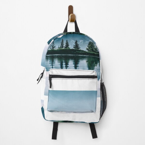 Item preview, Mountain Reflection on Still Blue Lake designed and sold by Desain13.