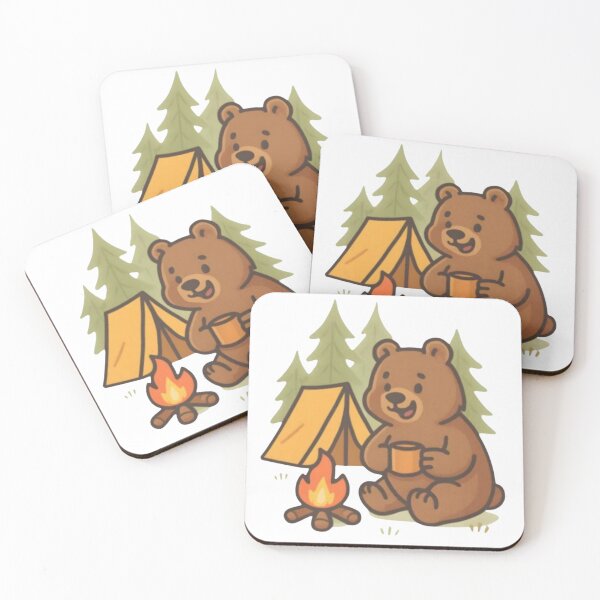 Item preview, Cozy Campfire Bear Retreat designed and sold by mossandmyth1984.