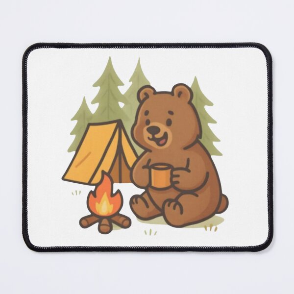 Item preview, Cozy Campfire Bear Retreat designed and sold by mossandmyth1984.