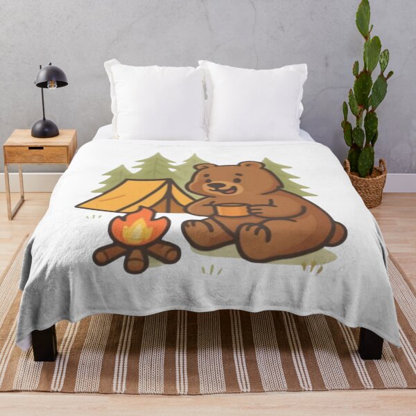 Item preview, Cozy Campfire Bear Retreat designed and sold by mossandmyth1984.