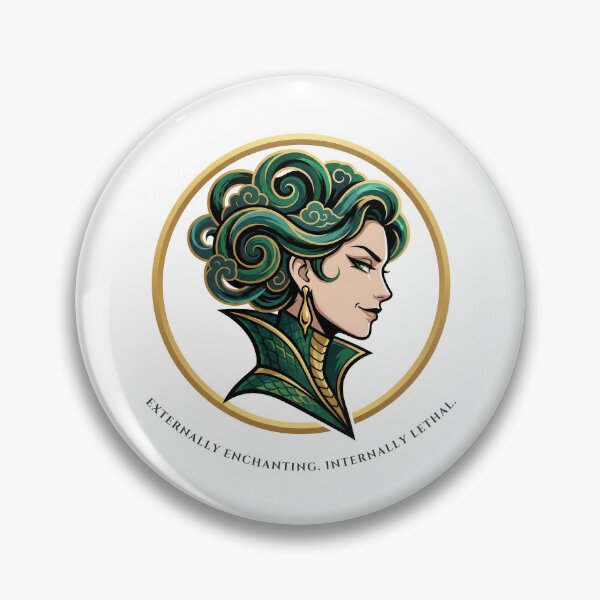 Item preview, Corporate Medusa: Externally Enchanting, Internally Lethal - Dark Humor Art designed and sold by Top-Tier Thinking .