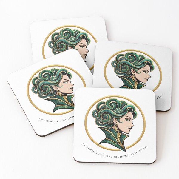 Item preview, Corporate Medusa: Externally Enchanting, Internally Lethal - Dark Humor Art designed and sold by Top-Tier Thinking .