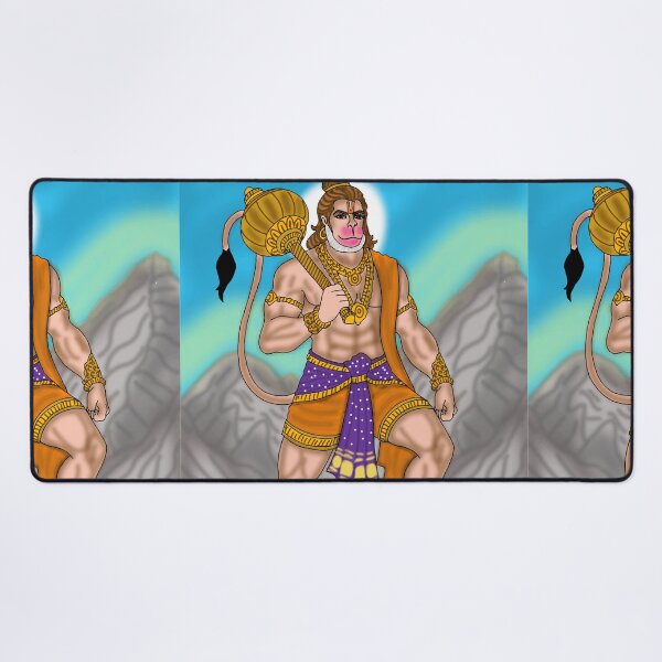 Item preview, Bajrangbali Hanuman Art Design – Symbol of Courage and Devotion designed and sold by Harshit_Digital_Arts.