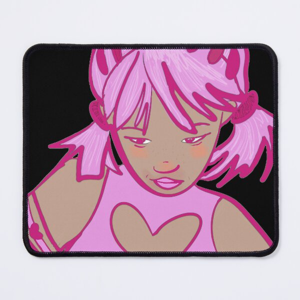 Item preview, Y2K Girl Online - Pink hair Y2K Girl Cartoon Character Art designed and sold by SweetLittleSins.