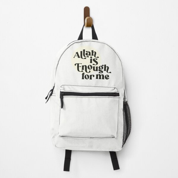 Item preview, Allah Is Enough For Me - Minimalist Retro Islamic Quote Art designed and sold by Miniature Store.