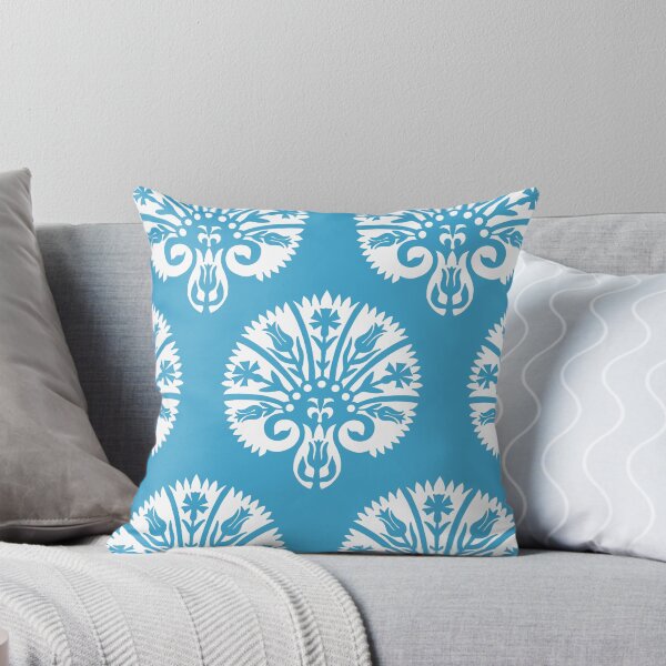 Item preview, Blocked Vibe-bright sky blue designed and sold by Fabricatemyart.