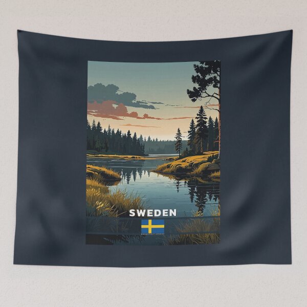 Item preview, Sweden Travel  designed and sold by Thistle-TShop.