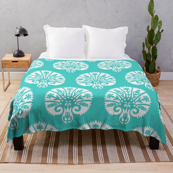 Item preview, Blocked Vibe-cyan-teal designed and sold by Fabricatemyart.