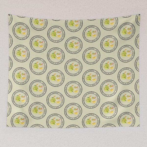 Item preview, Kawaii Summer Refreshment Drinks - Lime & Mango Aesthetic Sticker designed and sold by Akira Design Store.