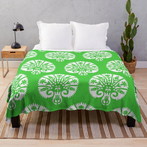 Item preview, Blocked Vibe-Emerald Leaf Green designed and sold by Fabricatemyart.
