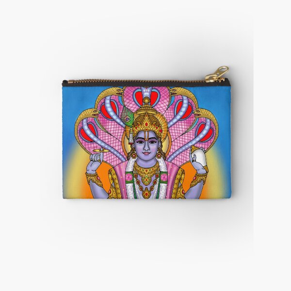Item preview, Lord Vishnu Divine Design – Preserver God Spiritual Art designed and sold by Harshit_Digital_Arts.