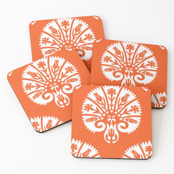 Item preview, Blocked Vibe-Fiery Orange designed and sold by Fabricatemyart.