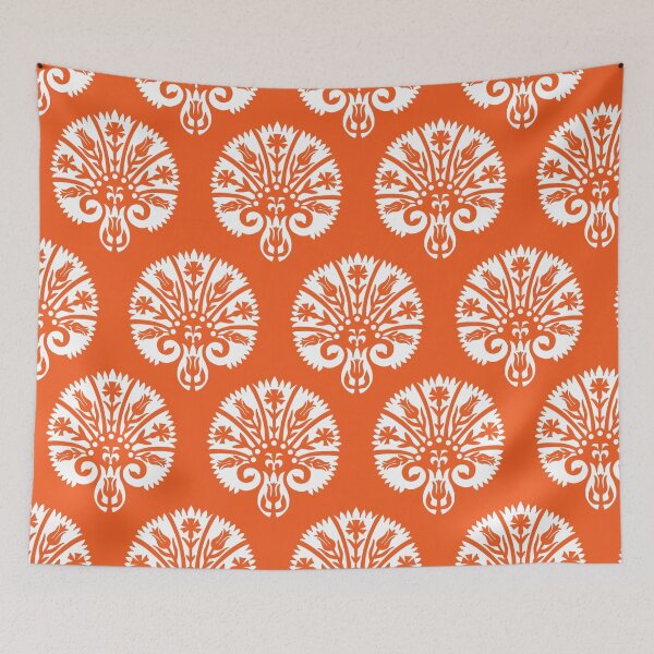 Item preview, Blocked Vibe-Fiery Orange designed and sold by Fabricatemyart.