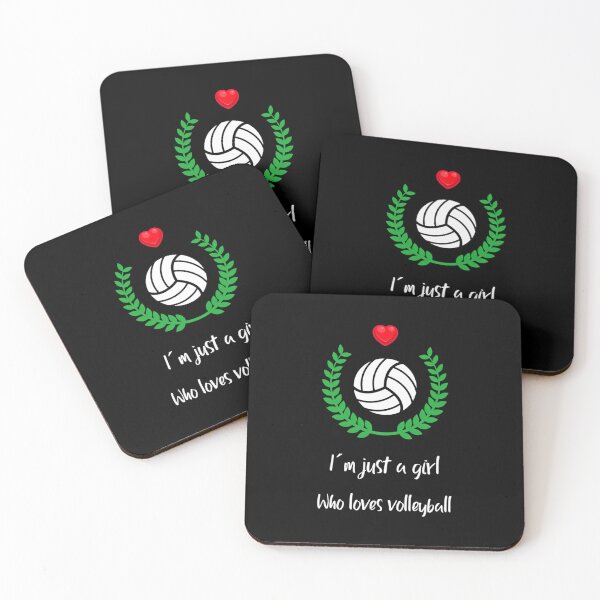 Item preview,  Im Just A Girl Who Loves Volleyball designed and sold by NeoYo.