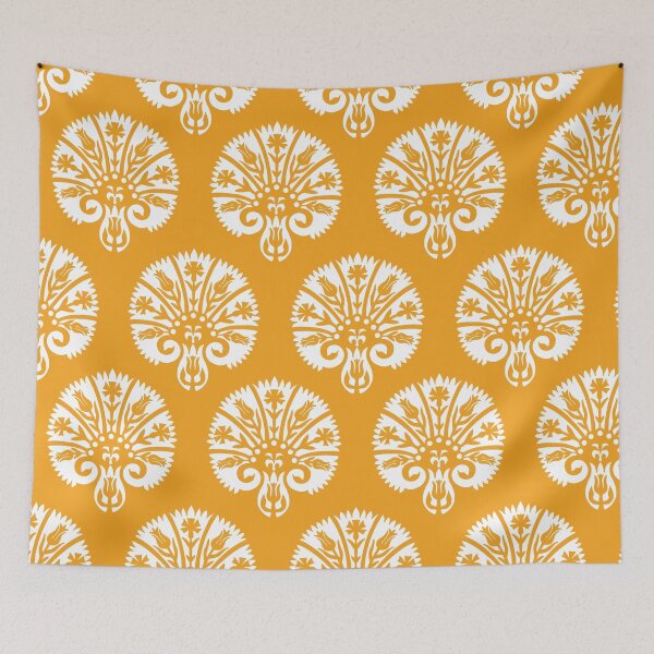 Item preview, Blocked Vibe-golden orange designed and sold by Fabricatemyart.