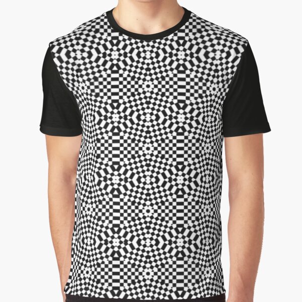 #texture, #pattern, #abstract, #metal, #black, #fabric, #textile, #white, #design Graphic T-Shirt