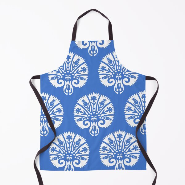 Item preview, Blocked Vibe-medium azure blue designed and sold by Fabricatemyart.