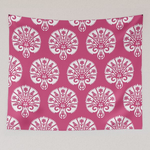 Item preview, Blocked Vibe-raspberry red designed and sold by Fabricatemyart.