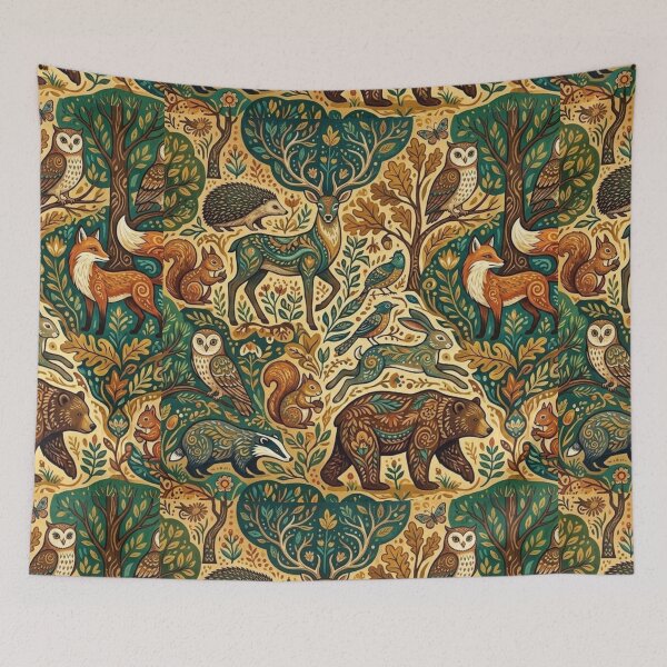 Item preview, Forest Animals Artwork designed and sold by HeyyItsNikki.