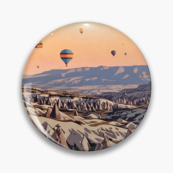 Item preview, Cappadocia Turkey Vintage Travel Wall Art designed and sold by Atlas Poster Co..