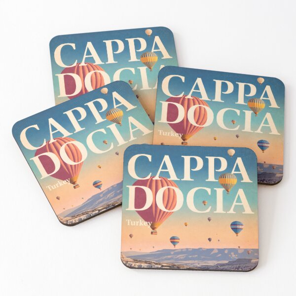 Item preview, Cappadocia Turkey Vintage Travel Wall Art designed and sold by Atlas Poster Co..