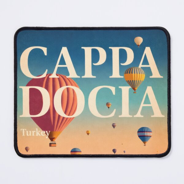 Item preview, Cappadocia Turkey Vintage Travel Wall Art designed and sold by Atlas Poster Co..