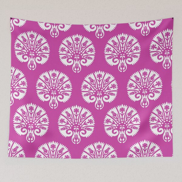 Item preview, Blocked Vibe-Royal Fuchsia designed and sold by Fabricatemyart.