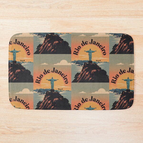 Item preview, Rio de Janeiro Brazil Vintage Travel Wall Art designed and sold by Atlas Poster Co..