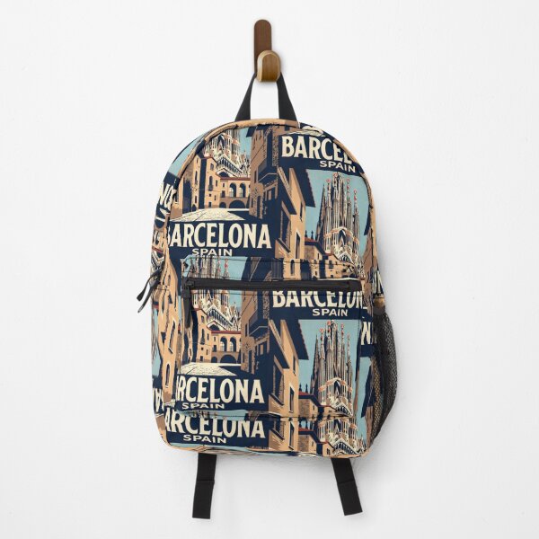 Artikelvorschau, Vintage-Reise-Wandkunst aus Barcelona, Spanien entworfen und verkauft von Atlas Poster Co..