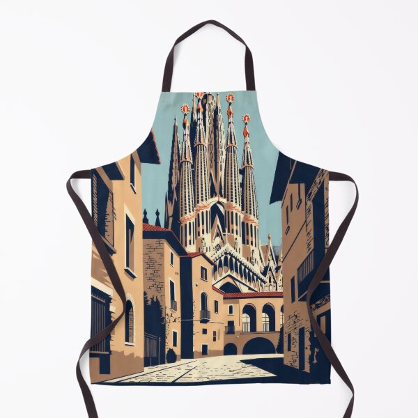 Artikelvorschau, Vintage-Reise-Wandkunst aus Barcelona, Spanien entworfen und verkauft von Atlas Poster Co..
