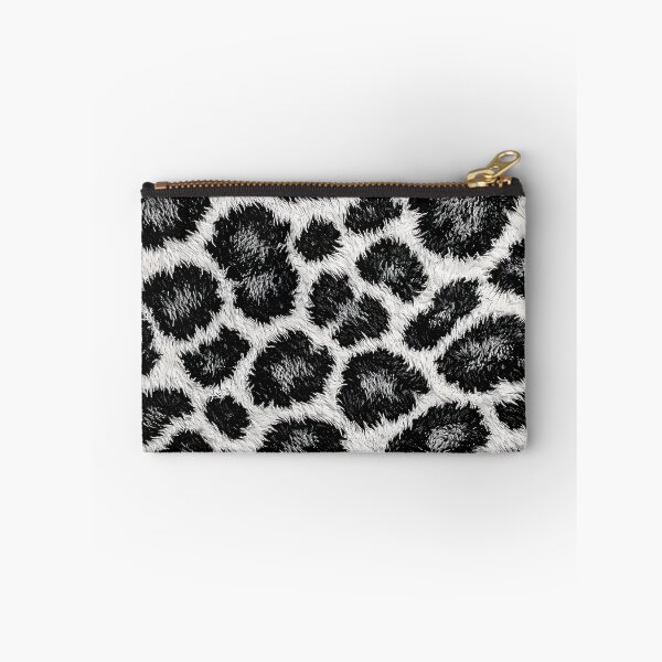 Item preview, Black and White Leopard Print – Faux Fur Animal Pattern Art designed and sold by Kaleidoscope Print.