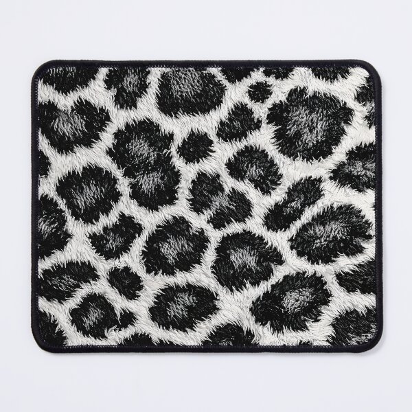 Item preview, Black and White Leopard Print – Faux Fur Animal Pattern Art designed and sold by Kaleidoscope Print.