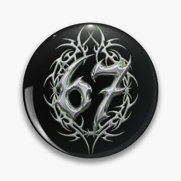 Item preview, Chrome Sigilism 67 - Y2K Neo Tribal Cyber Streetwear Dark Aesthetic designed and sold by Luminari Creations.