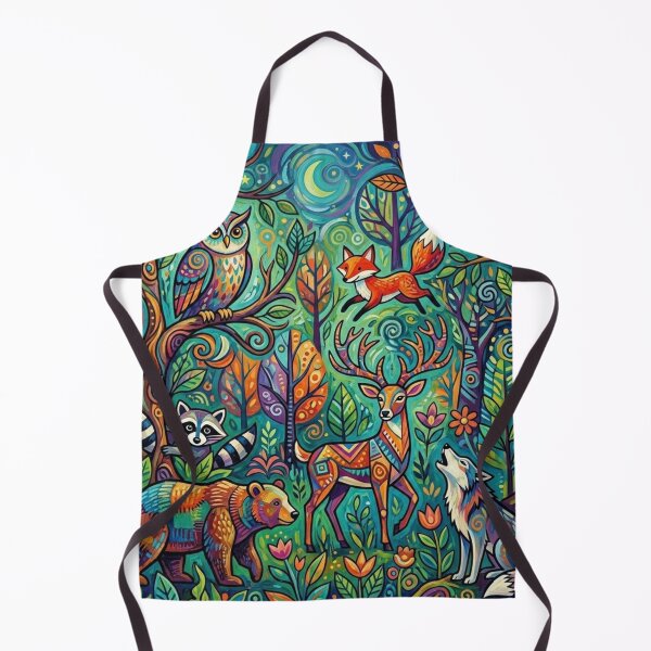 Item preview, Animals in the Forest at Night designed and sold by HeyyItsNikki.