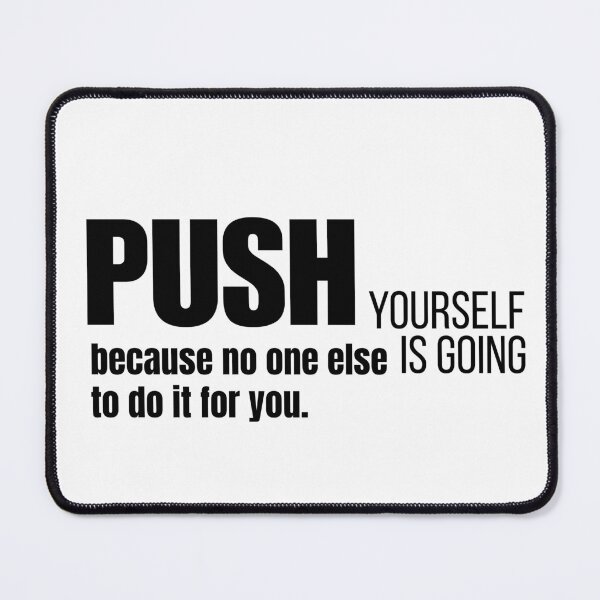 Item preview, Push yourself designed and sold by PCollect.