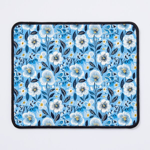 Item preview, Blue Florals 14 designed and sold by Dawne's Designs.