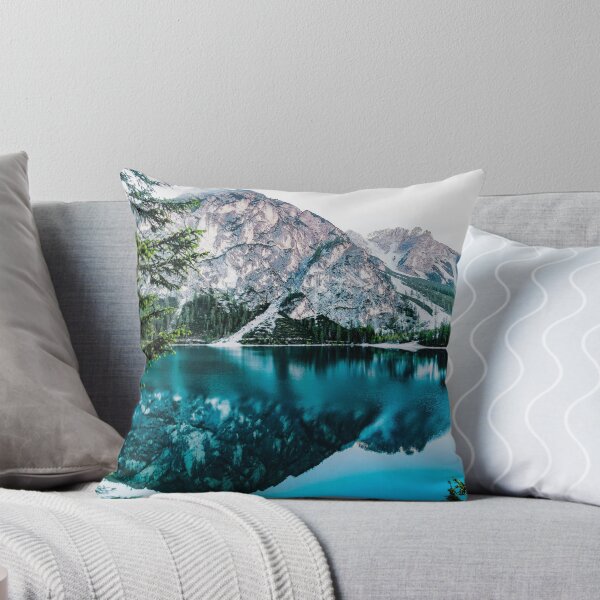 Item preview, Crystal Clear Alpine Lake with Mountain Reflection designed and sold by Desain13.
