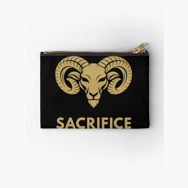 Item preview, Ram Sacrifice Symbol Minimalist Gold Ram Head Biblical Strength Animal Design designed and sold by Pillar8.