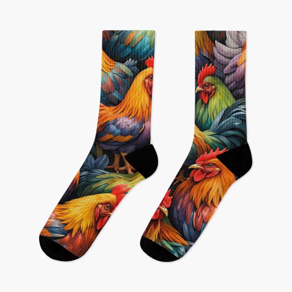 Item preview, Colorful Rooster Pattern – Vibrant Farm Bird Art for Country Decor designed and sold by Kaleidoscope Print.