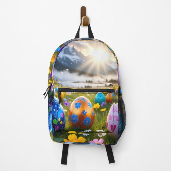 Item preview, Magical Easter Meadow with Colorful Eggs designed and sold by PixelVibe782.