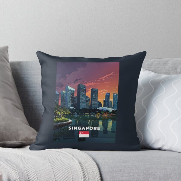 Aperçu de l'œuvre Voyage à Singapour créée et vendue par Thistle-TShop.
