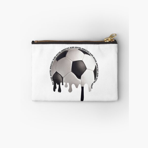 Item preview, Melted Soccerball "Eat.Sleep.Soccer.Repeat" designed and sold by NogiArt.