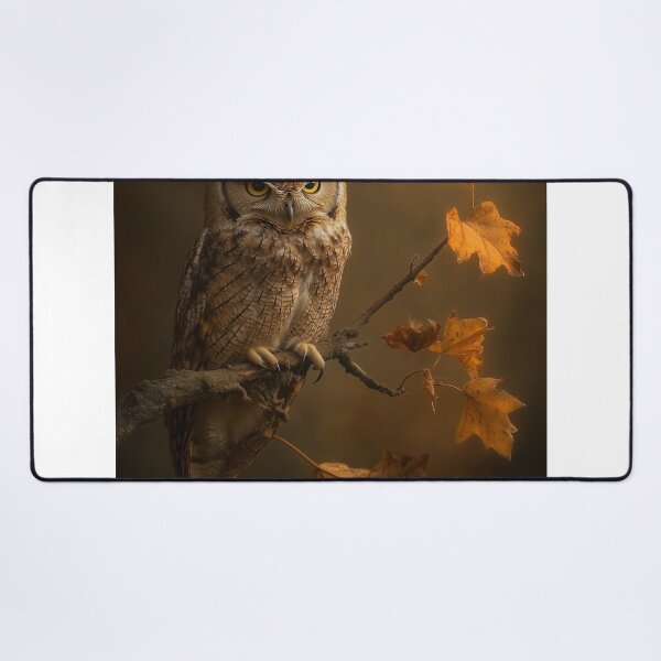 Item preview, Owl University Of Maryland with Moonlit Wings designed and sold by Rishstrethphoto.