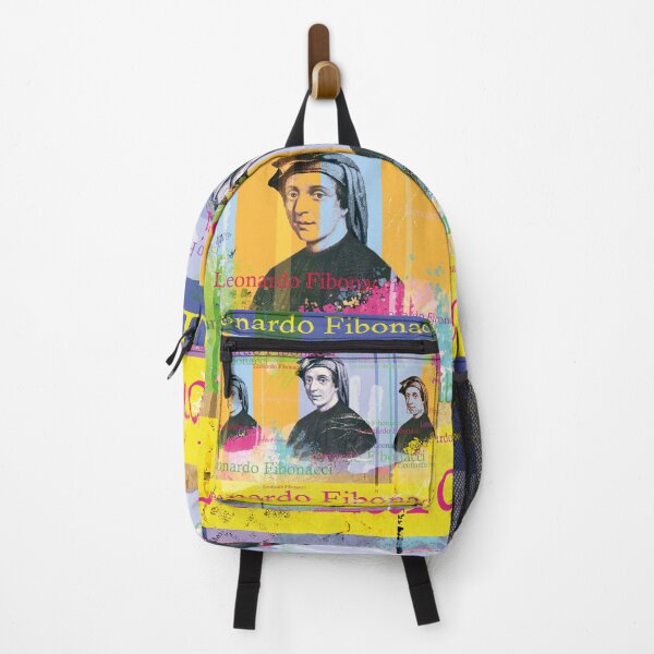Item preview, Leonardo Fibonacci, mathematician, portrait, collage, Pop Art designed and sold by Mauswohn.