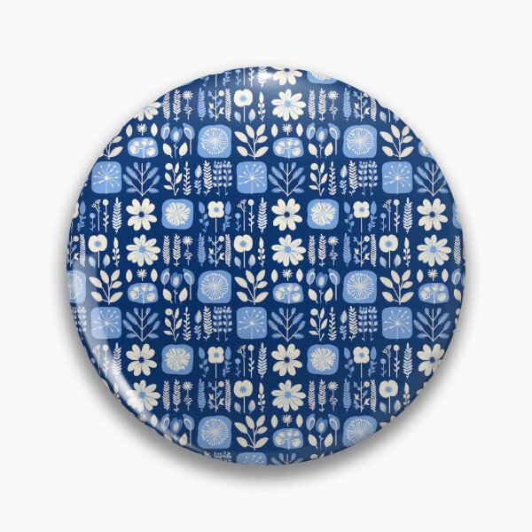 Item preview, Blue Florals 18 designed and sold by Dawne's Designs.