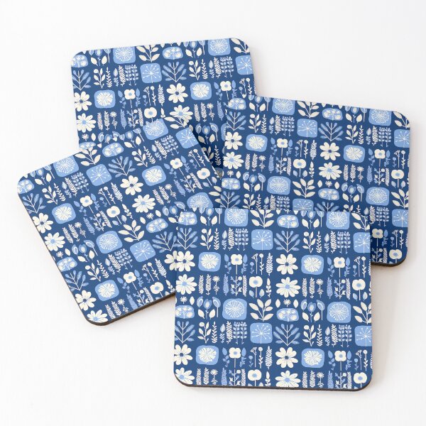 Item preview, Blue Florals 18 designed and sold by Dawne's Designs.