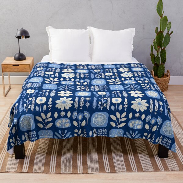 Item preview, Blue Florals 18 designed and sold by Dawne's Designs.