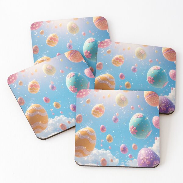 Item preview, Floating Easter Eggs in Magical Candy Sky designed and sold by PixelVibe782.